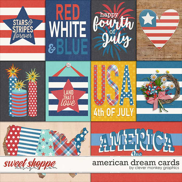 American Dream Cards by Clever Monkey Graphics