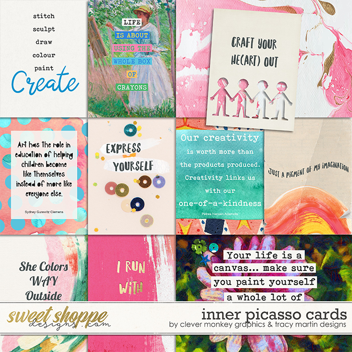 Inner Picasso Cards by Clever Monkey Graphics & Tracy Martin Designs 