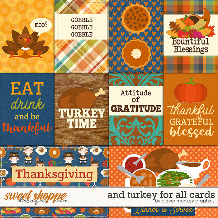 And Turkey for All Cards by Clever Monkey Graphics