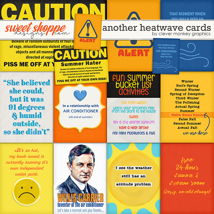 Another Heatwave Cards by Clever Monkey Graphics 