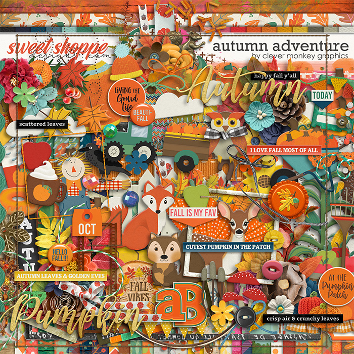 Autumn Adventure Kit by Clever Monkey Graphics