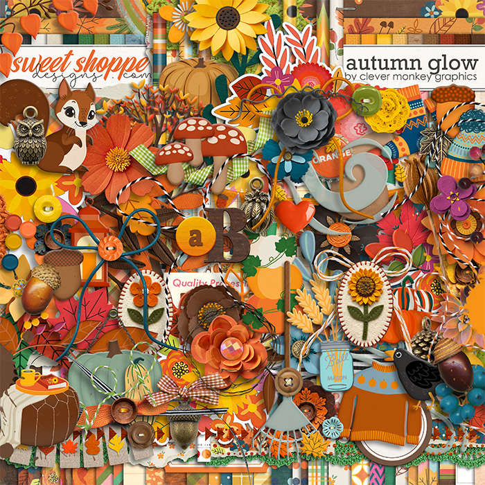 Autumn Glow Kit by Clever Monkey Graphics 