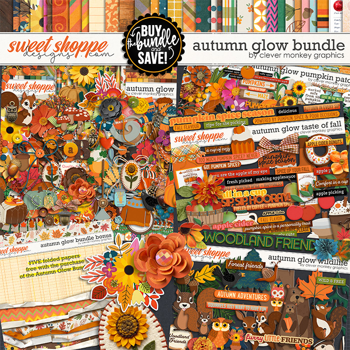 Autumn Glow Kit Bundle by Clever Monkey Graphics