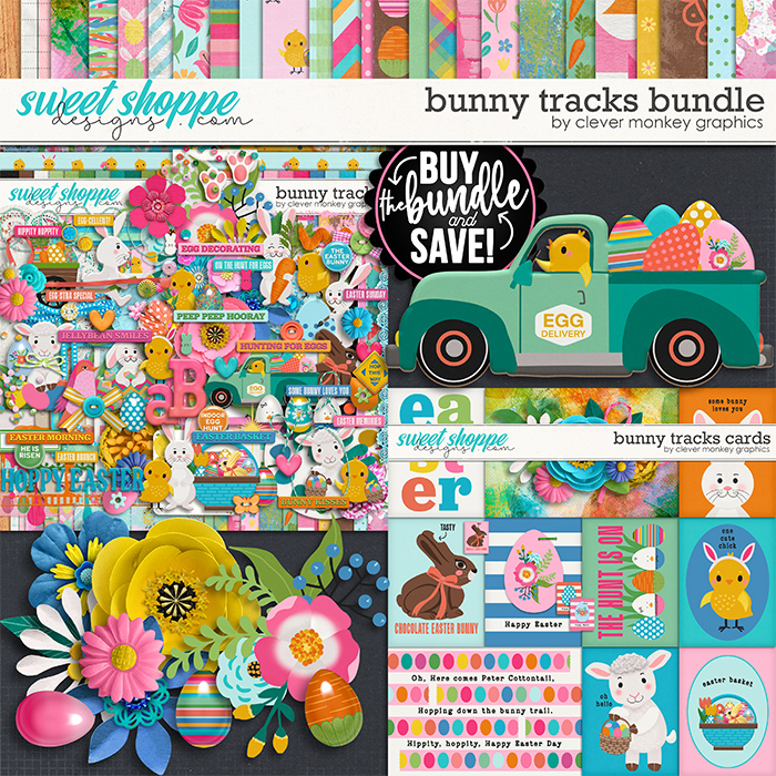 Bunny Tracks Bundle by Clever Monkey Graphics