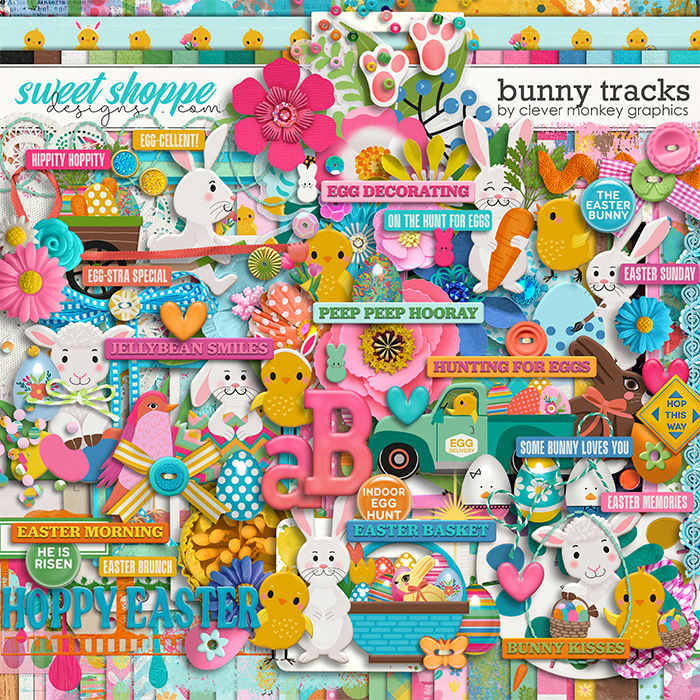 Bunny Tracks by Clever Monkey Graphics