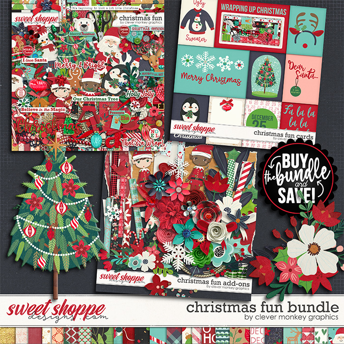 Christmas Fun Bundle by Clever Monkey Graphics