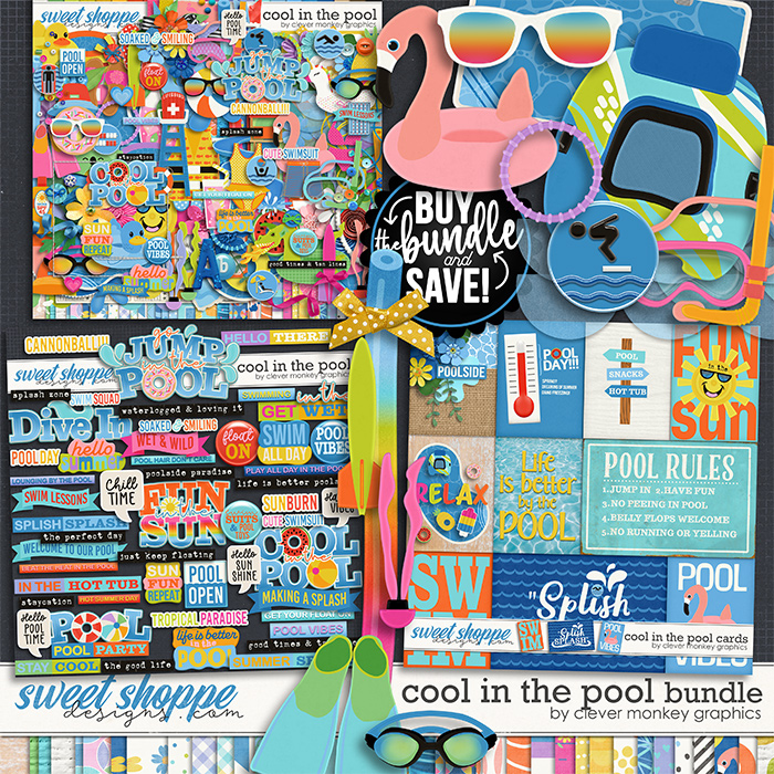 Cool in the Pool Bundle by Clever Monkey Graphics
