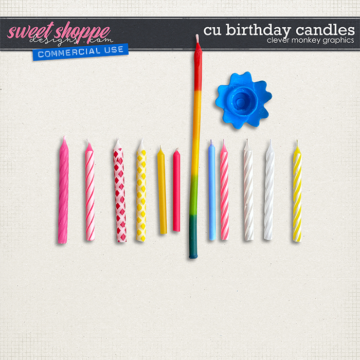 CU Birthday Candles by Clever Monkey Graphics    
