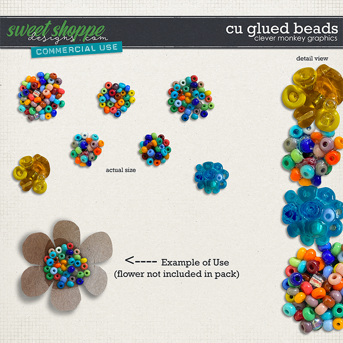 CU Glued Beads by Clever Monkey Graphics CU Glued Beads by Clever Monkey Graphics