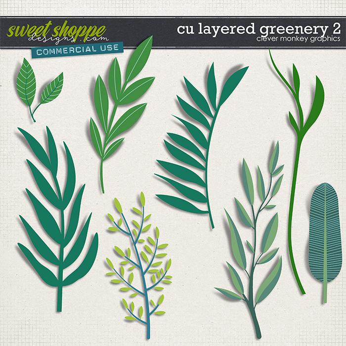 CU Layered Greenery 2 by Clever Monkey Graphics CU Layered Greenery 2 by Clever Monkey Graphics