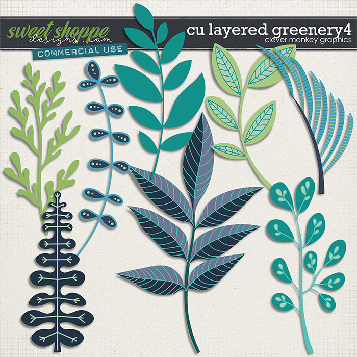 CU Layered Greenery 4 by Clever Monkey Graphics CU Layered Greenery 4 by Clever Monkey Graphics