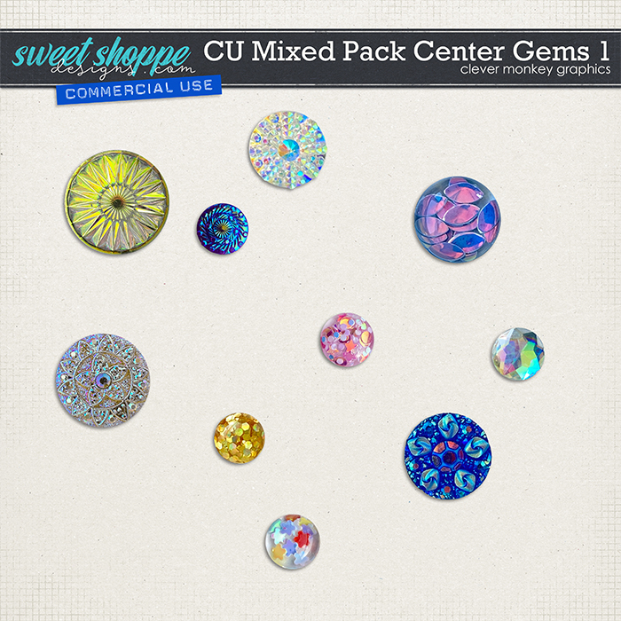 CU Mixed Pack Center Gems 1 by Clever Monkey Graphics CU Mixed Pack Center Gems 1 by Clever Monkey Graphics