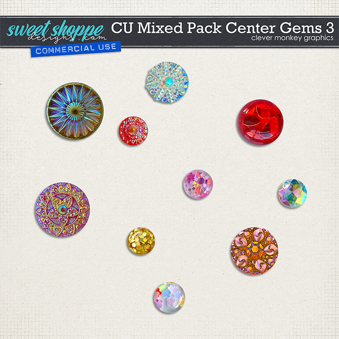 CU Mixed Pack Center Gems 3 by Clever Monkey Graphics CU Mixed Pack Center Gems 3 by Clever Monkey Graphics