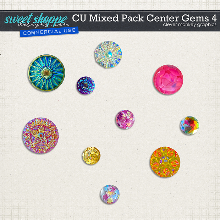 CU Mixed Pack Center Gems 4 by Clever Monkey Graphics CU Mixed Pack Center Gems 4 by Clever Monkey Graphics