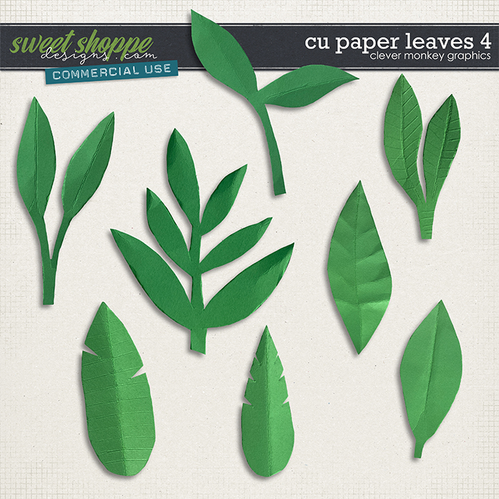 CU Paper Leaves 4 by Clever Monkey Graphics CU Paper Leaves 4 by Clever Monkey Graphics