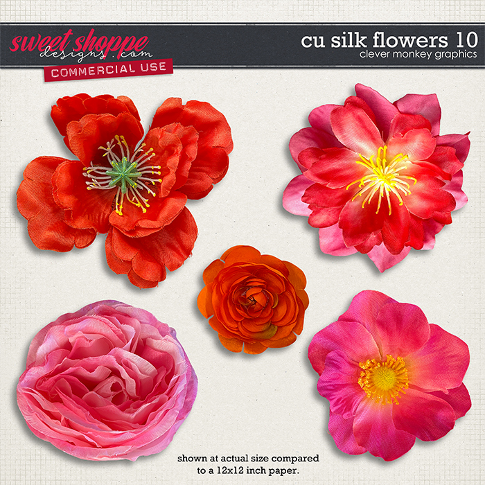 CU Silk Flowers 10 by Clever Monkey Graphics    