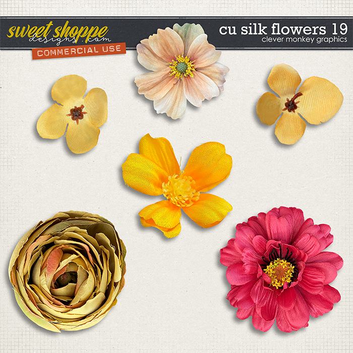 CU Silk Flowers 19 by Clever Monkey Graphics   