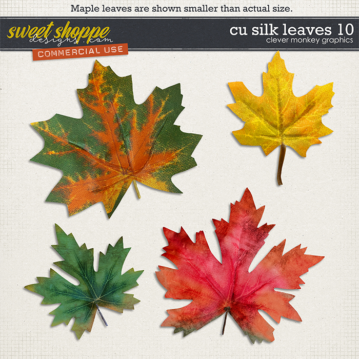 CU Silk Leaves 10 by Clever Monkey Graphics     
