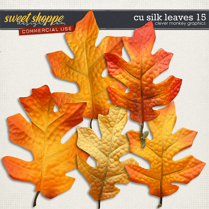 CU Silk Leaves 15 by Clever Monkey Graphics      