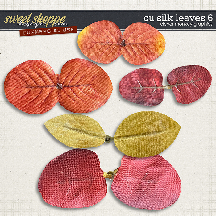 CU Silk Leaves 6 by Clever Monkey Graphics  