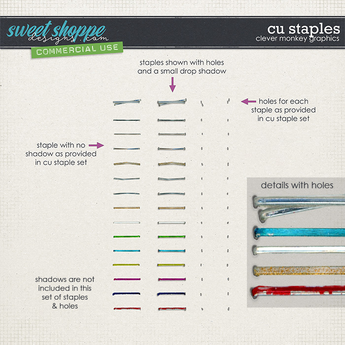 CU Staples Clever Monkey Graphics CU Staples Clever Monkey Graphics