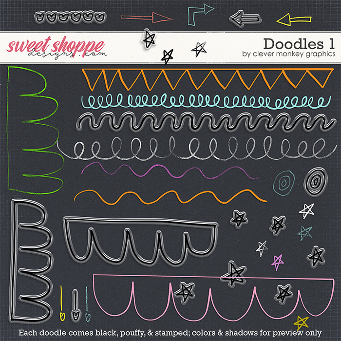 Doodles 1 by Clever Monkey Graphics