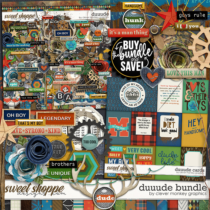 Duuude Bundle by Clever Monkey Graphics