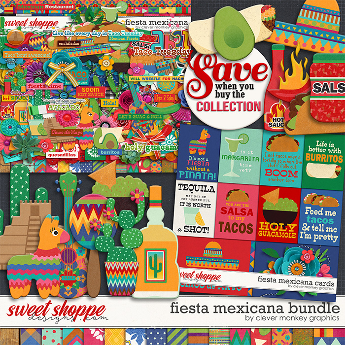 Fiesta Mexicana Bundle by Clever Monkey Graphics
