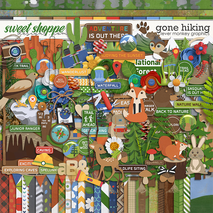 Gone Hiking by Clever Monkey Graphics