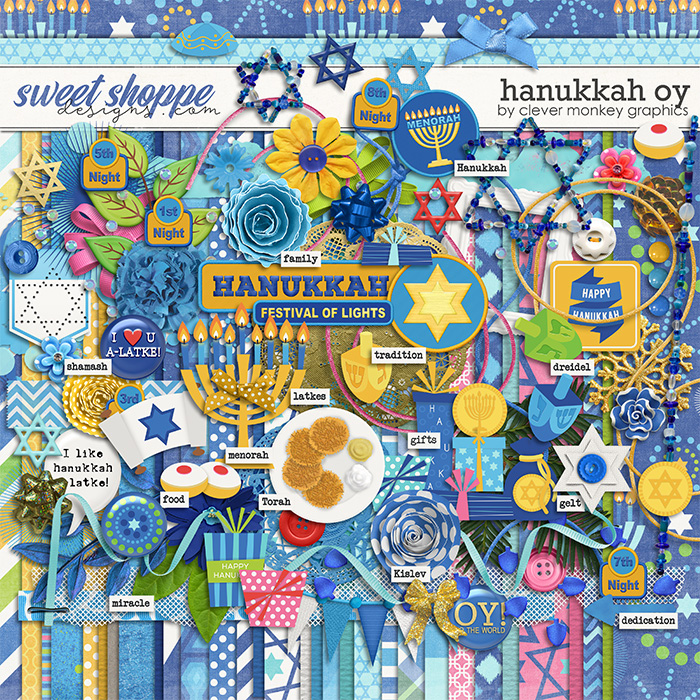 Hanukkah Oy by Clever Monkey Graphics 