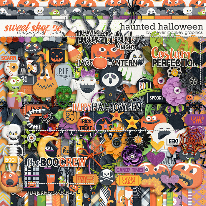 Haunted Halloween by Clever Monkey Graphics
