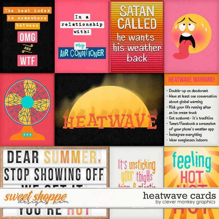 Heatwave Cards by Clever Monkey Graphics