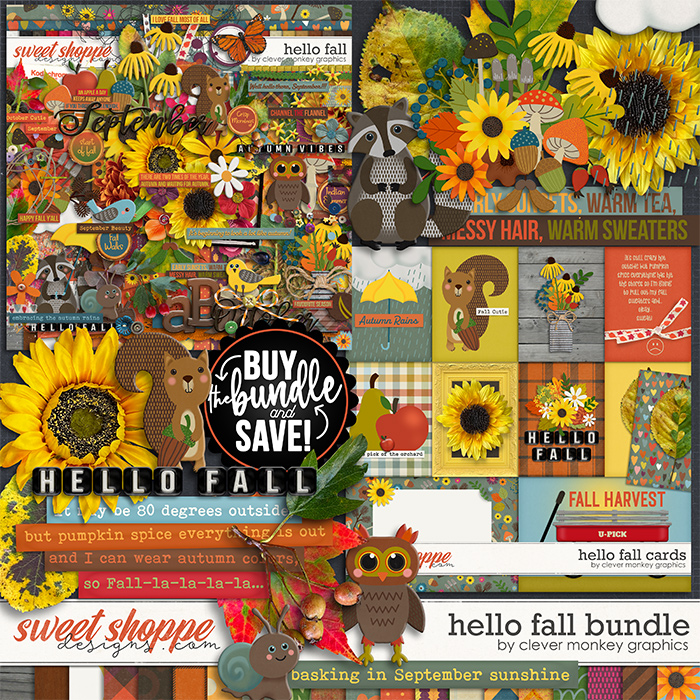 Hello Fall Bundle by Clever Monkey Graphics