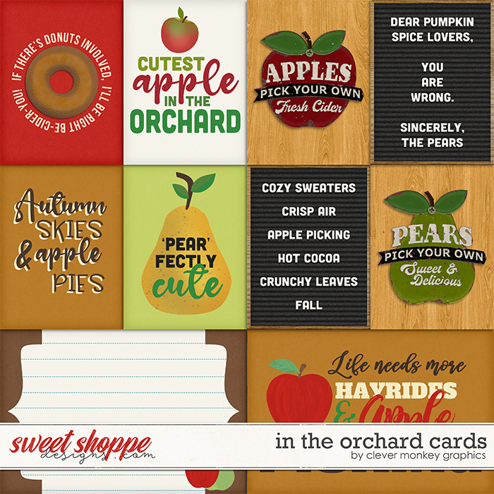 In the Orchard Cards by Clever Monkey Graphics