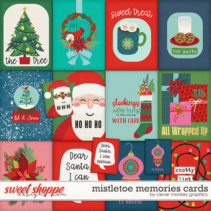 Mistletoe Memories Cards by Clever Monkey Graphics 