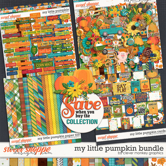 My Little Pumpkin Bundle by Clever Monkey Graphics