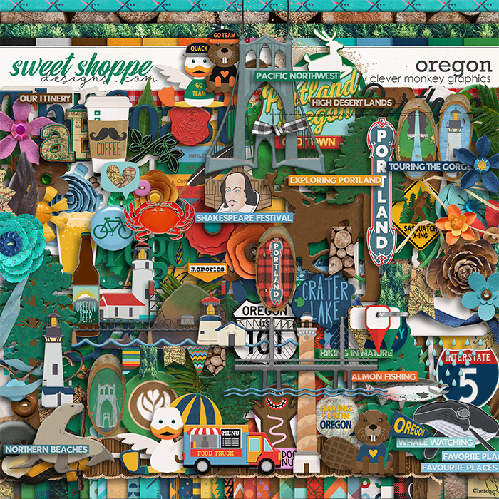 Oregon by Clever Monkey Graphics