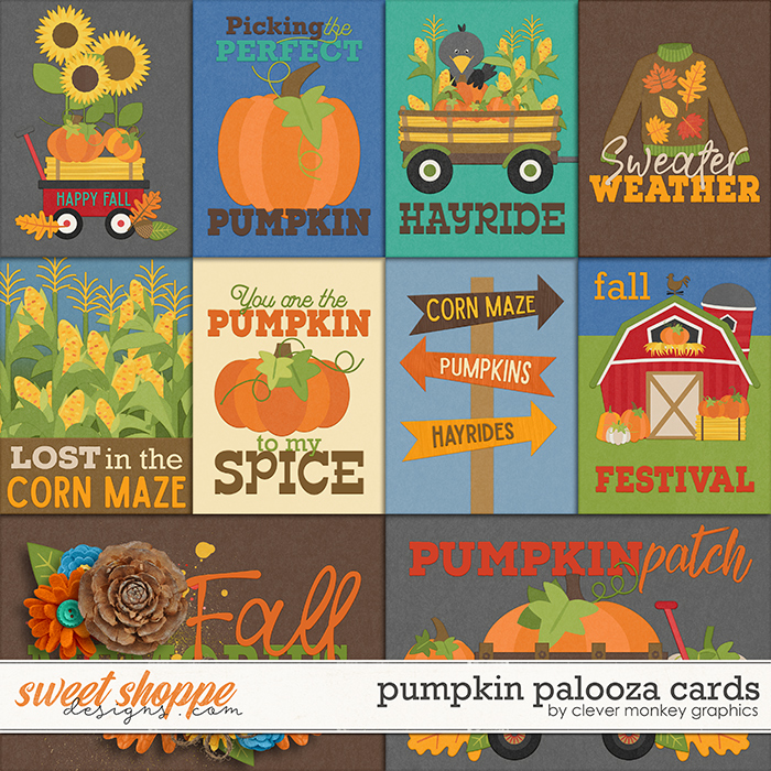 Pumpkin Palooza Cards by Clever Monkey Graphics 