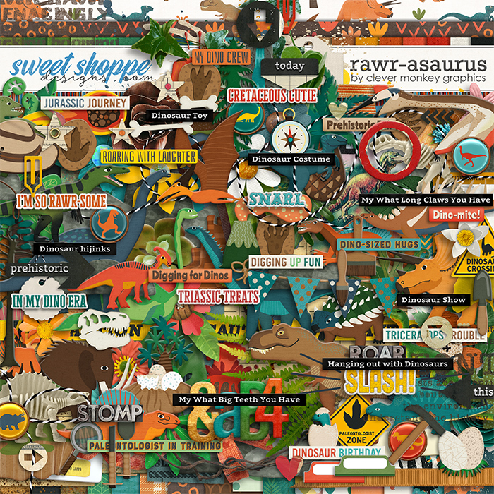 Rawr-Asaurus by Clever Monkey Graphics 