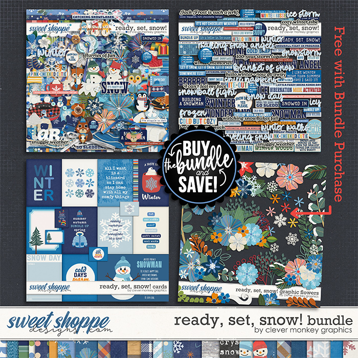 Ready, Set, Snow! Bundle by Clever Monkey Graphics