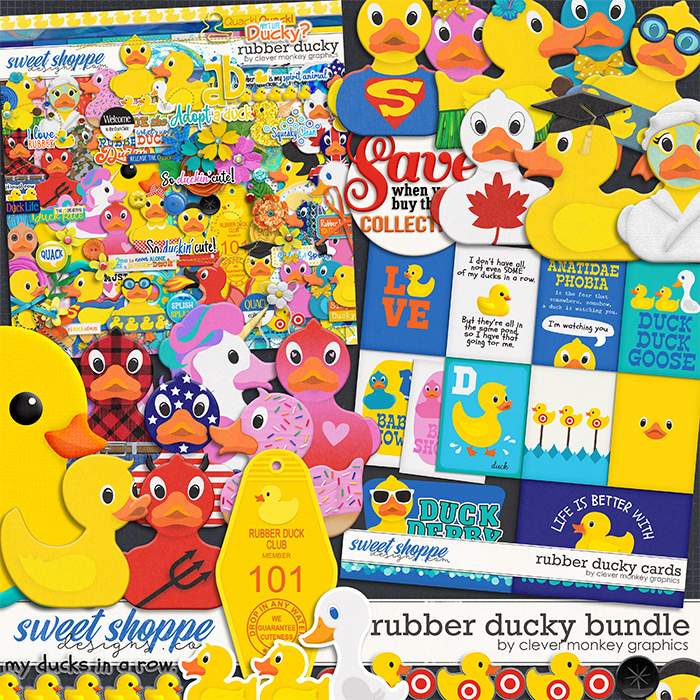 Rubber Ducky Bundle by Clever Monkey Graphics