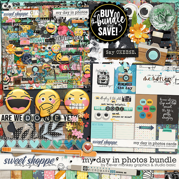 My Day In Photos Bundle by by Clever Monkey Graphics and Studio Basic Designs