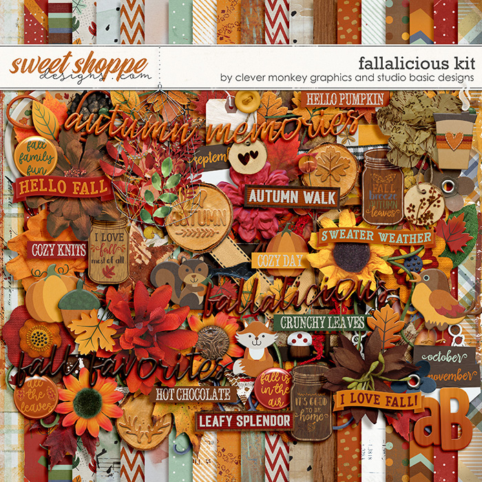 Fallalicious Kit by Clever Monkey Graphics and Studio Basic Designs