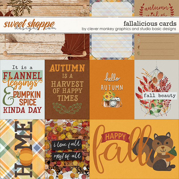 Fallalicious Cards by Clever Monkey Graphics and Studio Basic Designs