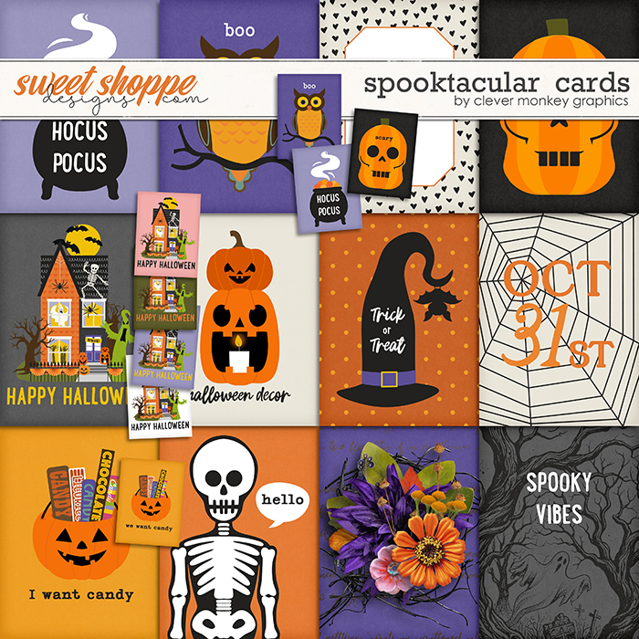 Spooktacular Cards by Clever Monkey Graphics 