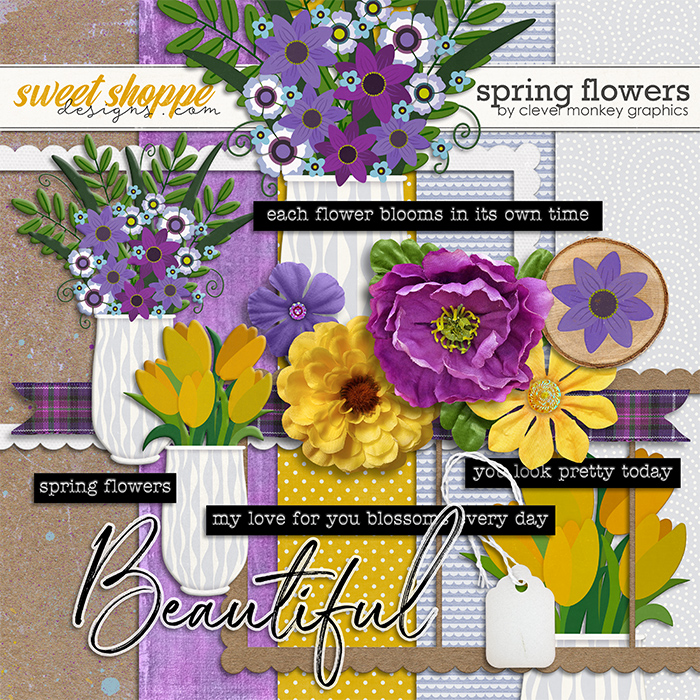 Spring Flowers by Clever Monkey Graphics
