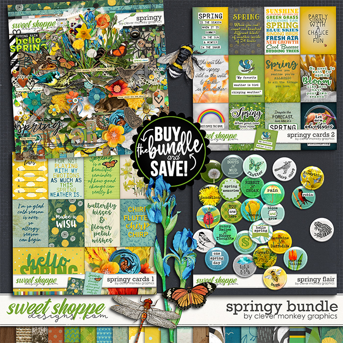 Springy Bundle by Clever Monkey Graphics
