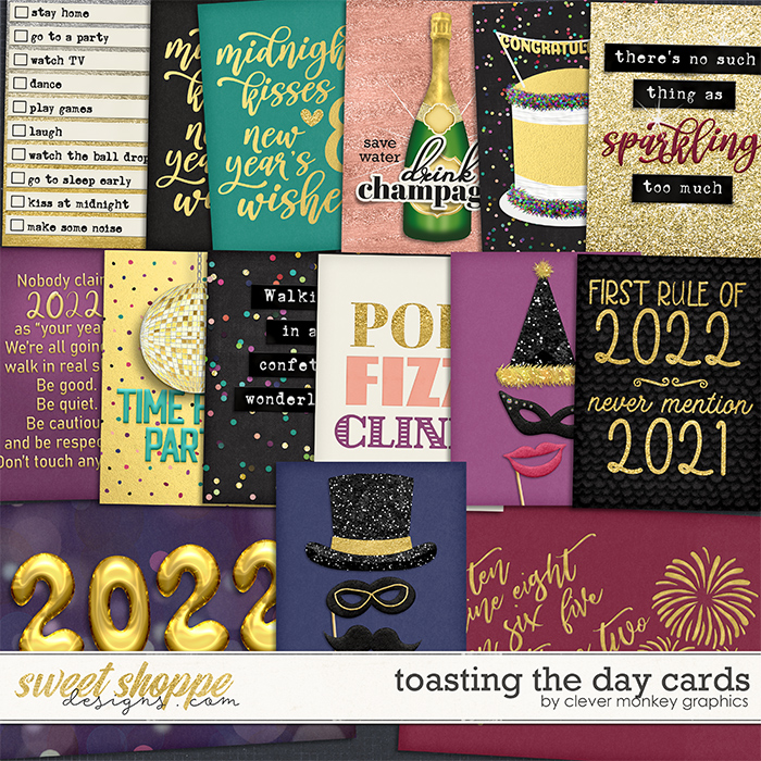 Toasting the Day Cards by Clever Monkey Graphics