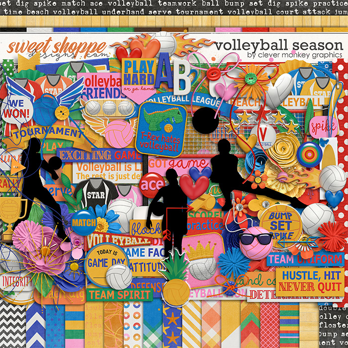 Volleyball Season by Clever Monkey Graphics  