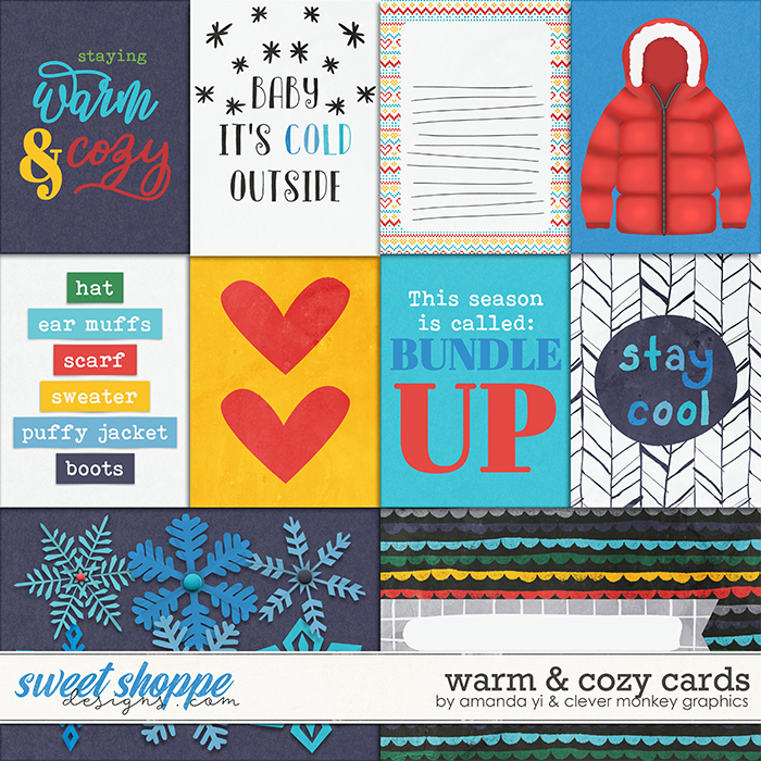 Warm & Cozy: Cards by Amanda Yi & Clever Monkey Graphics